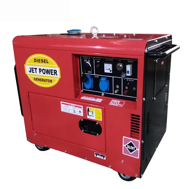 
diesel generator 6kv portable standby power genset for home use 