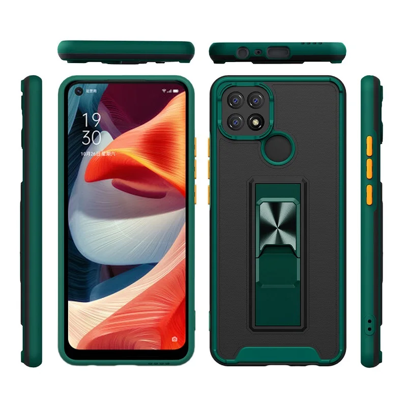 

GuNice kick stand Phone Case for OPPO A15 anti slip Shockproof phone Cover phone bag in stock