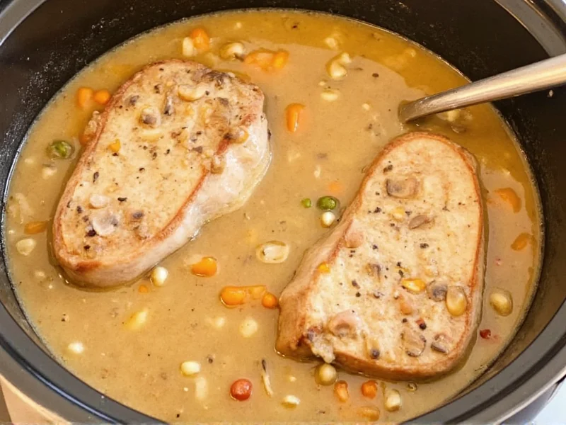 Perfect Crockpot Pork Chops with Mushroom Soup Recipe