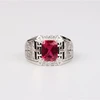 china factory custom men's ring gemstone big stone ring designs mens