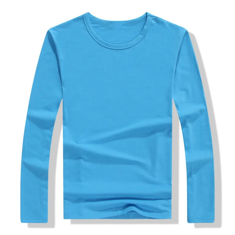 

Kids long sleeves basic t shirts online shopping children blank plain t shirts in bulk for custom printing 100% cotton, Stock color /custom color