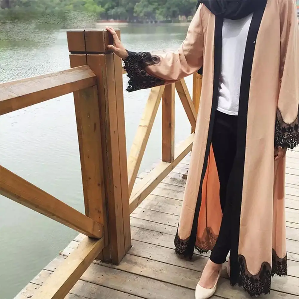 

2019 arabic latest designs turkey Morocco abaya in Dubai Kaftans Islamic clothing khimar abaya muslim dresses, Black