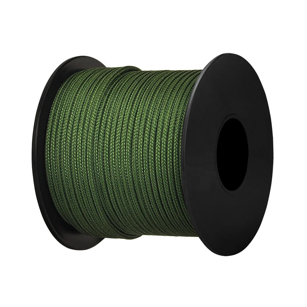 

Army Green Survival Paracord Pet Rope 2mm High Quality Paracord Outdoor For Wholesale