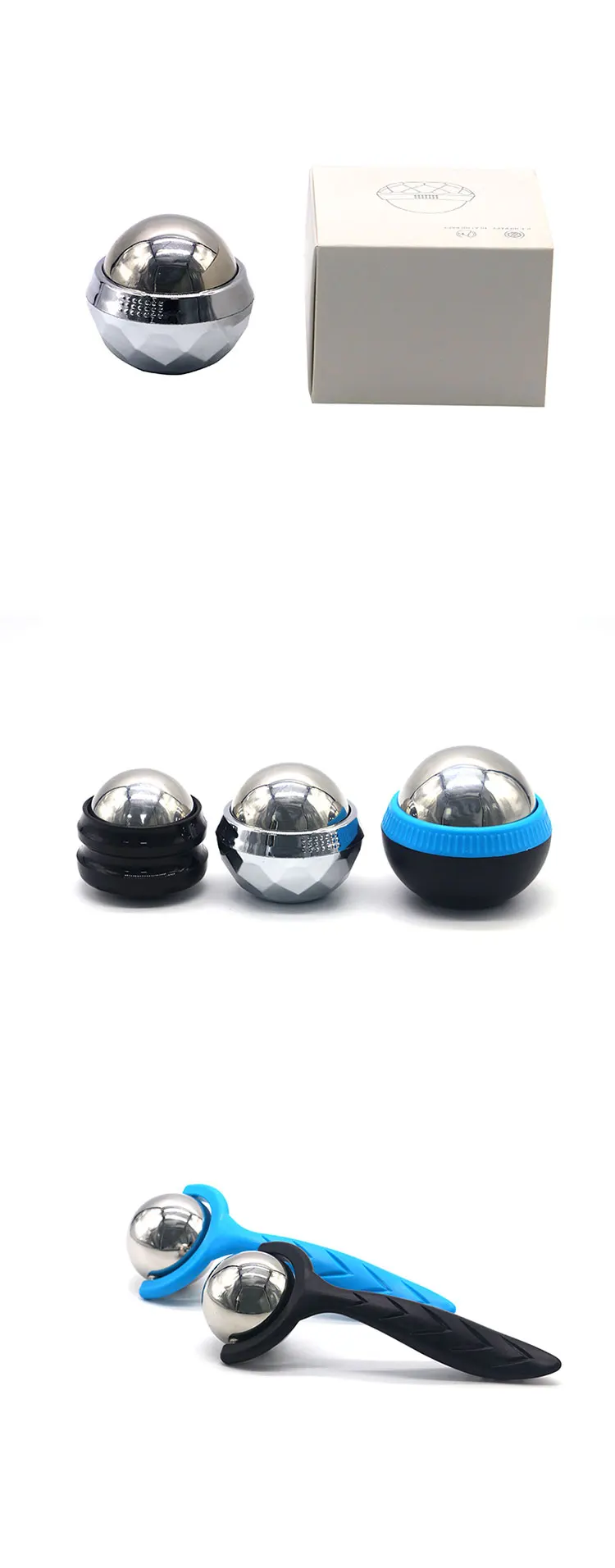 Cryo Massage Ball 2020 Stainless Steel Oem Ice Cold Ball Face Massager