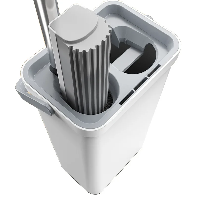 

Best selling Scratch-Free Multi-Function Rotating Lazy PVA magic Sponge Mop with Bucket