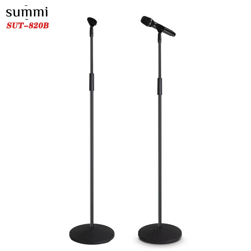 

SUT-820B Professional Microphone Tripod Black Mic Stands for Wind Screen Bracket Stand Non-slip Feet