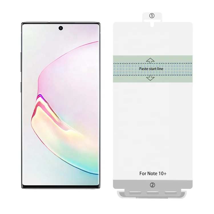 

Galaxy Note 10+ 3D TPU Screen Protector film For Samsung note 10 Plus, Transparent