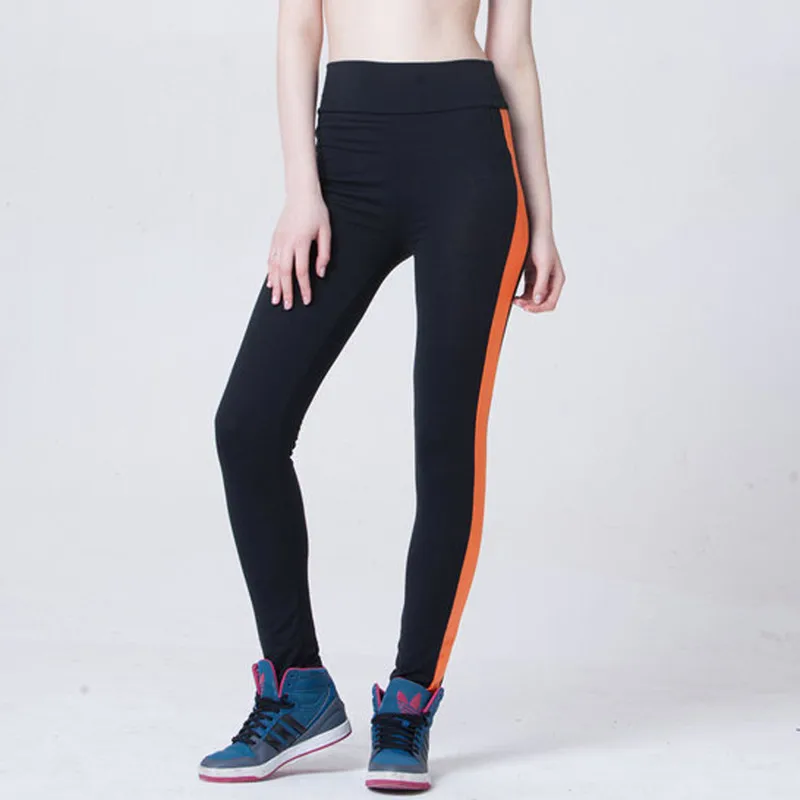 

Fashion Casual Pants Women Running Stretch Striped Leggings Sports Plus Size Slim High Waist Sweatpants 9 colors