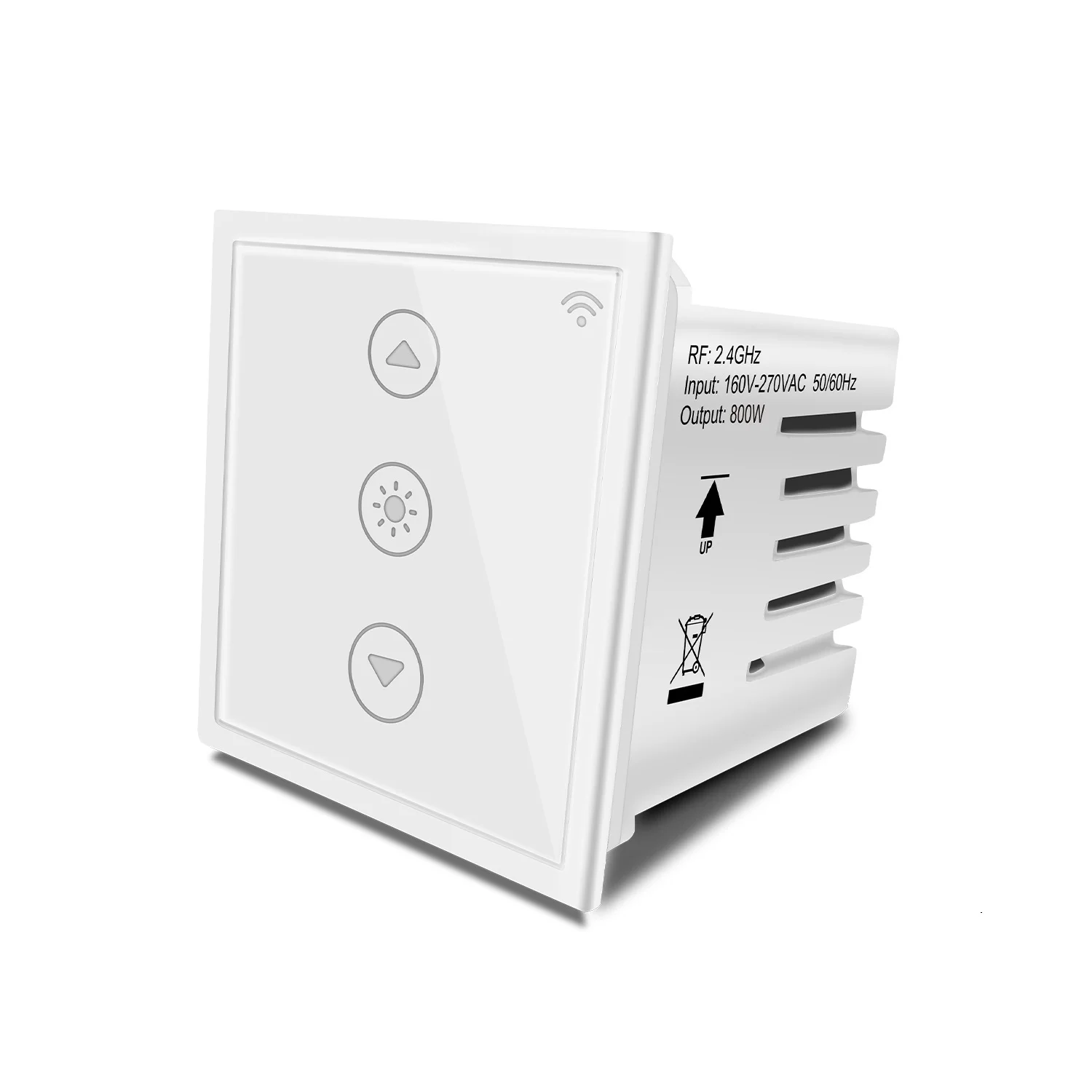 Smart Home 230V Wifi Remote Double Wall Light Led Touch Dimmer Switch With Night Light