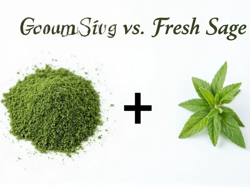Ground Sage to Fresh Sage Ratio: Perfect Conversion Guide