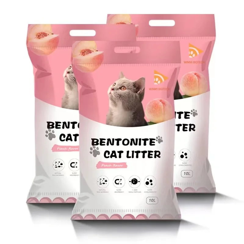 

Natural plant fragrance free high quality rapid columns into the benton stupid pet cat cat litter