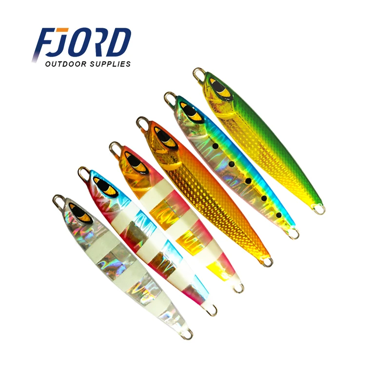 

FJORD 7g/10g/20g/30g/40g/60g wholesale Slow Metal Jig Lead Fishing Japan Lure Bait For Saltwater, Any color customized
