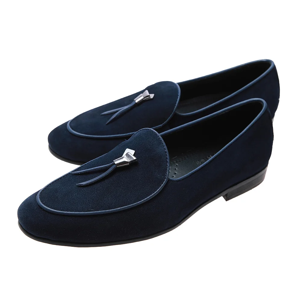 

New 2021 High Quality Shoes Men Flats Chealsea Style Fashion Men's Casual Dress Shoes, Brown