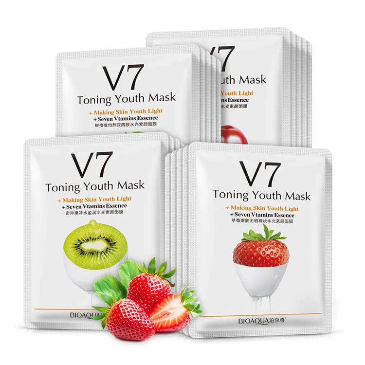 

Wholesale best face skin care Vitamin c Hyaluronic Acid Facial Mask Nourishing Moisturizing Facial Mask Sheet