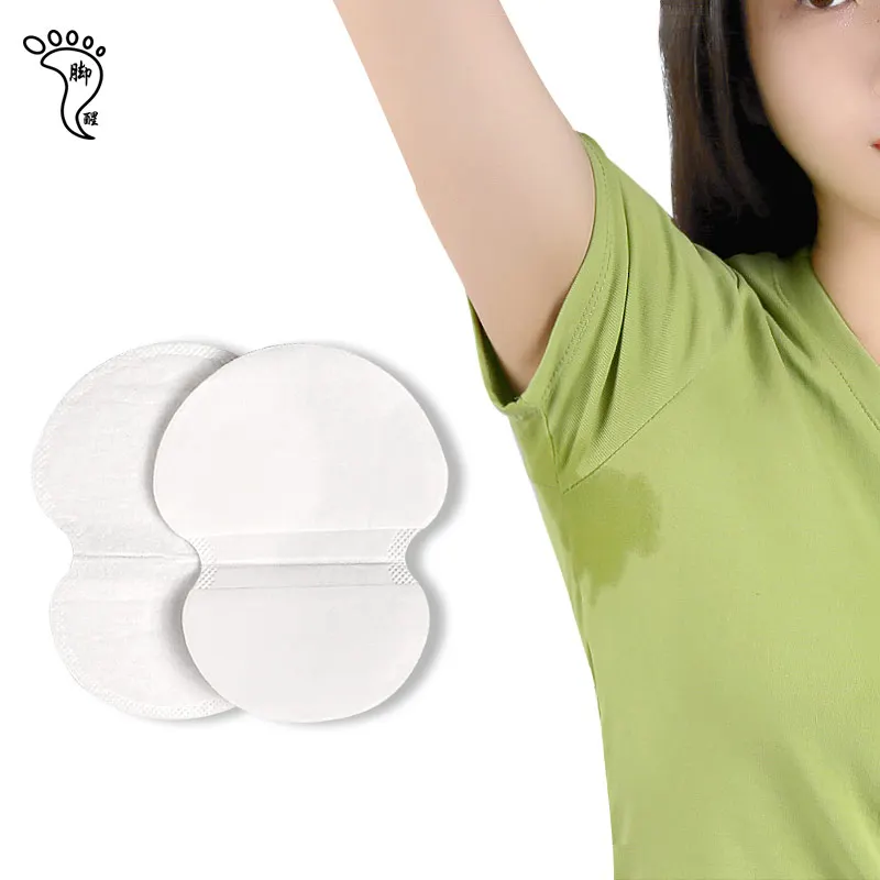 

Summer 2Pcs Underarm sweat Pads Adhesive Sweat Pad Armpit Antiperspirant Sweat-Absorbent Stickers, Whtie