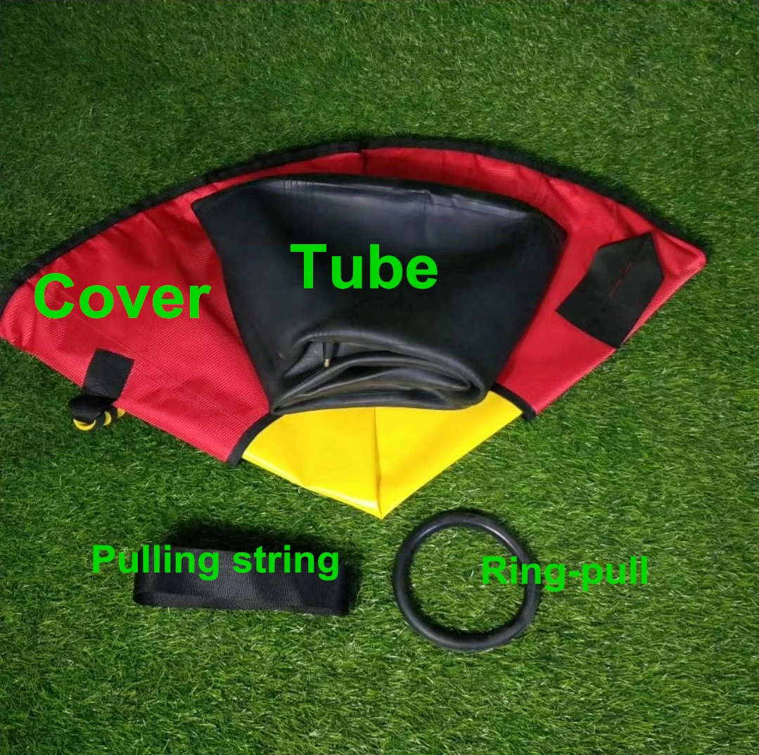 Multi-Rider Salju Tube kalawan PVC Cover Sledding Tubes tugas beurat Inflatable Tube Sled
