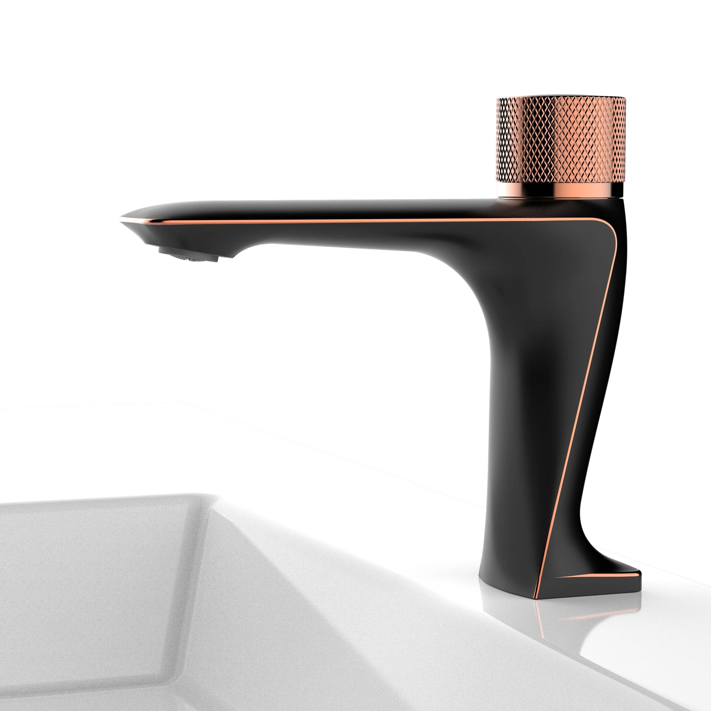 
2020 New design Matt black Bathroom faucet 