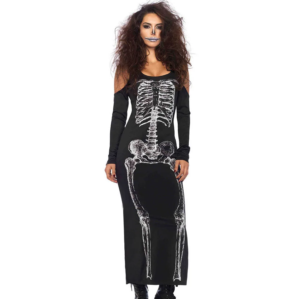 

Hot Selling Good Quality Custom Clothing Black Ladies Halloween Sexy Adult Costume