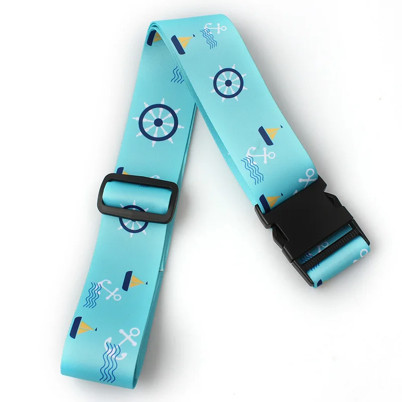 

Wholesale personalized travel suitcase belt custom luggage strap with logo