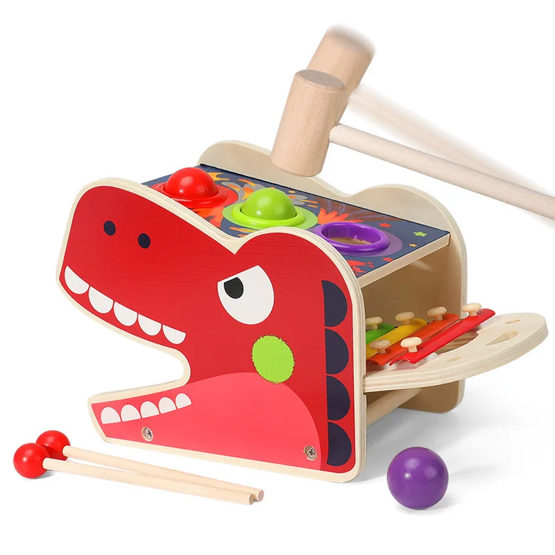 

Wholesale price wooden knocking toy wooden toys for kids educational toys for kids