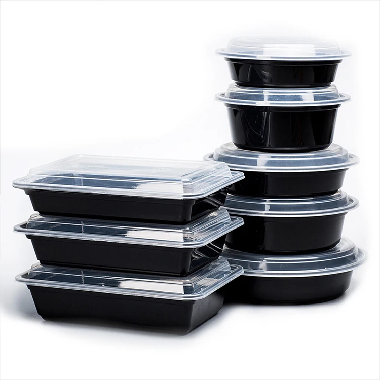 Free Sample 2 3 Compartment 600ml 650ml 700ml 750ml Disposable Takeway ...