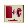 Custom Wireless Mouse With Powerbank Power charge And USB Device Pen Gift Set