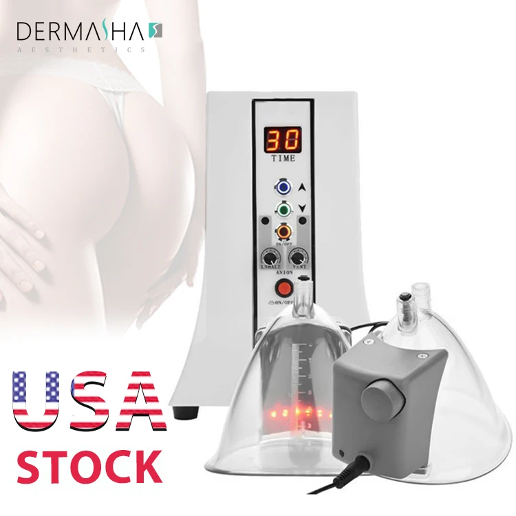 

Breast Massager Vacuum Therapy Buttocks Lifting Machine Buttock Cupping Machine Breast Pump Enlargement, White