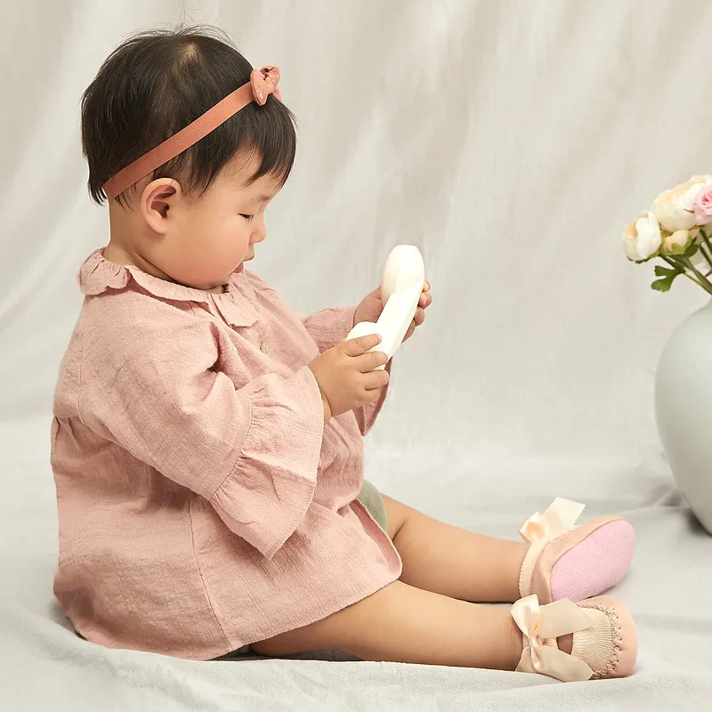 
Nice non-slip children baby floor boat socks shoes 