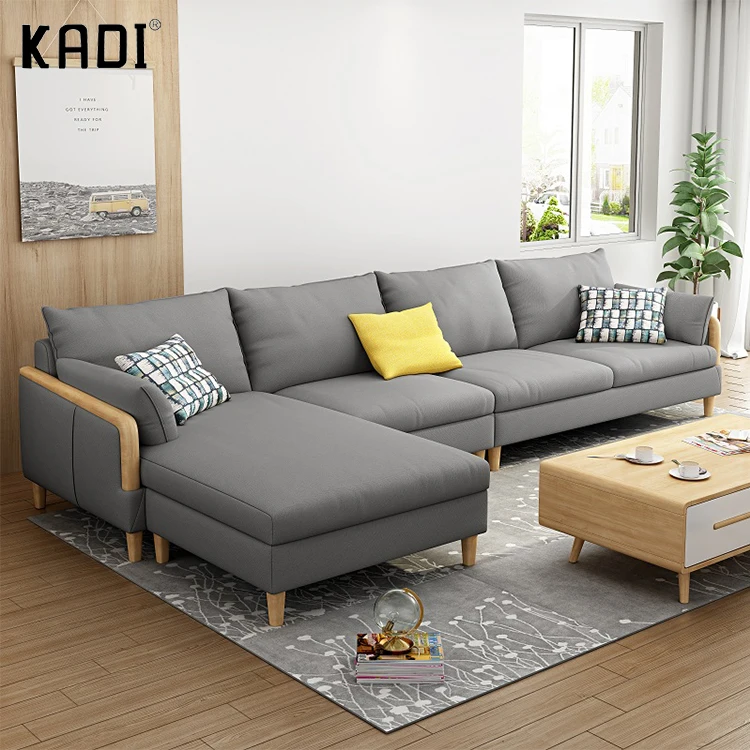 2023 Year Newest Design 7 Seater Fabric Sofa Set For Living Room Cheap