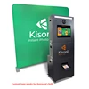 Instant photobooth machine with social software sharing photo to whatsapp/facebook/e-mail