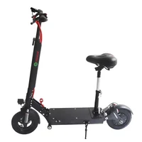 

2020 fashion china safe 1300w 1000w 48v 52v10 inch foldable folding bluetooth app mobility adult seat electric scooter