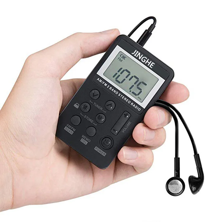 

Free Sample New AM FM Radio Large Memory Space 29 Stations For Each 2 Band FM AM Rechargeable Battery Multi Band Portable Radio, Black, silver