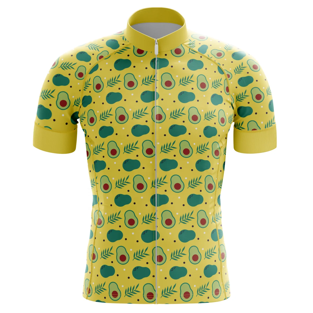 

HIRBGOD TYZ533-01 for Colombia Cycle Jersey Men Cycling Jersey Short Sleeve Bike Jersey Yellow Avocado Cycling Wear