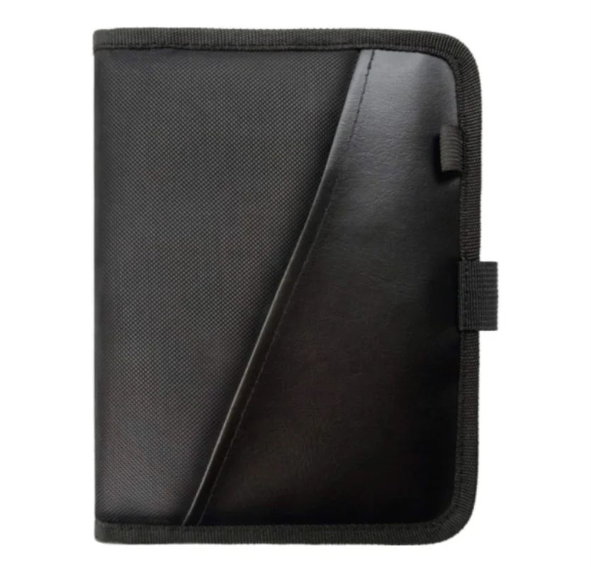 

2022 PU leather holder car manual folder travel document bag, Customized