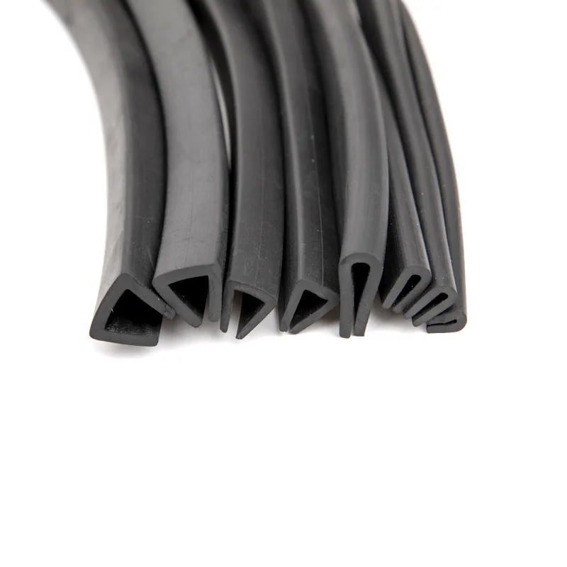 U Profile Epdm Or Pvc Rubber Extrusion Glass Or Metal Sheets Edge