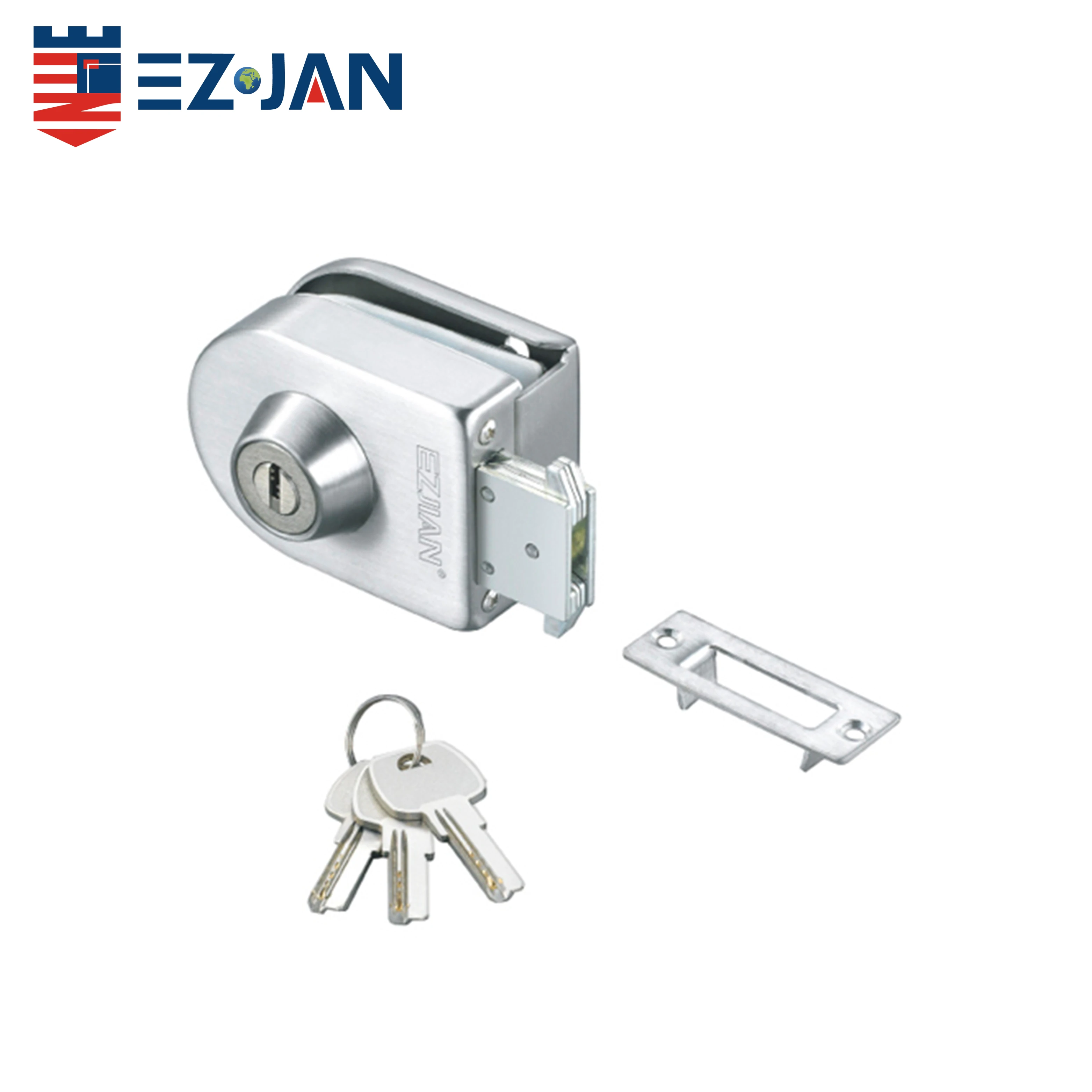 

high quality glass sliding door handle zinc alloy lock