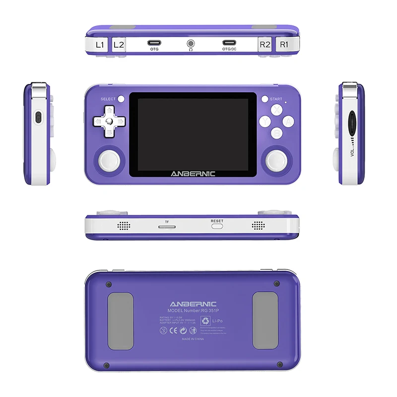 

Anbernic Rg351mp Retro Game Player Ps1 Rk3326 Open Source System Portable Video Handheld Game Console Gaming Player