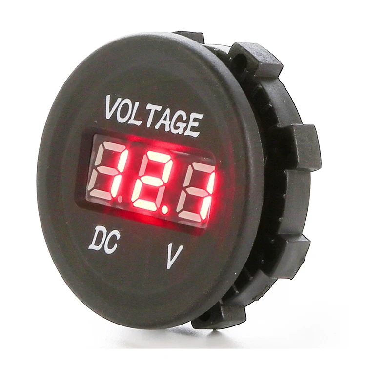 
Easy Use Real Time Monitoring Lightweight Mini Digital Display Car Voltmeter  (62481533257)