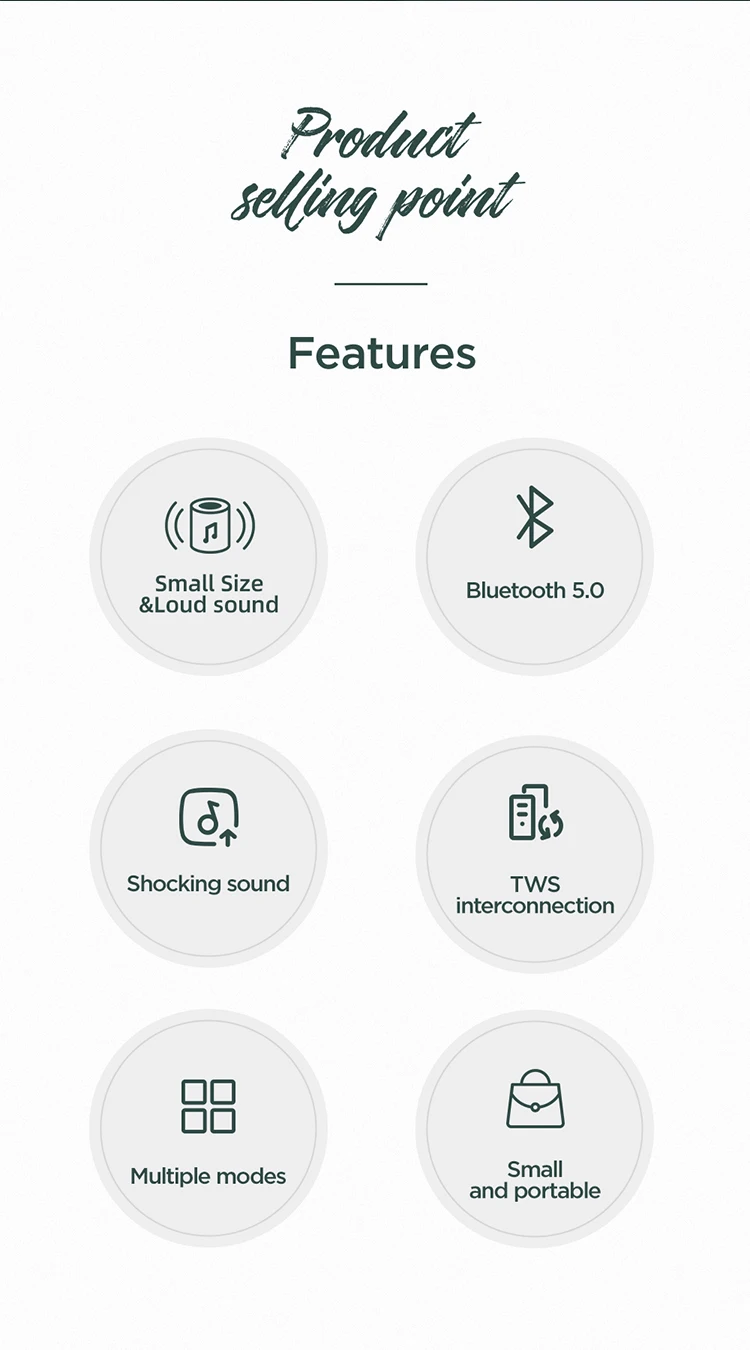 Joyroom Portable Wireless Bluetooth Speaker Mini Sound With Mirco phone TF Function - ANKUX.COM