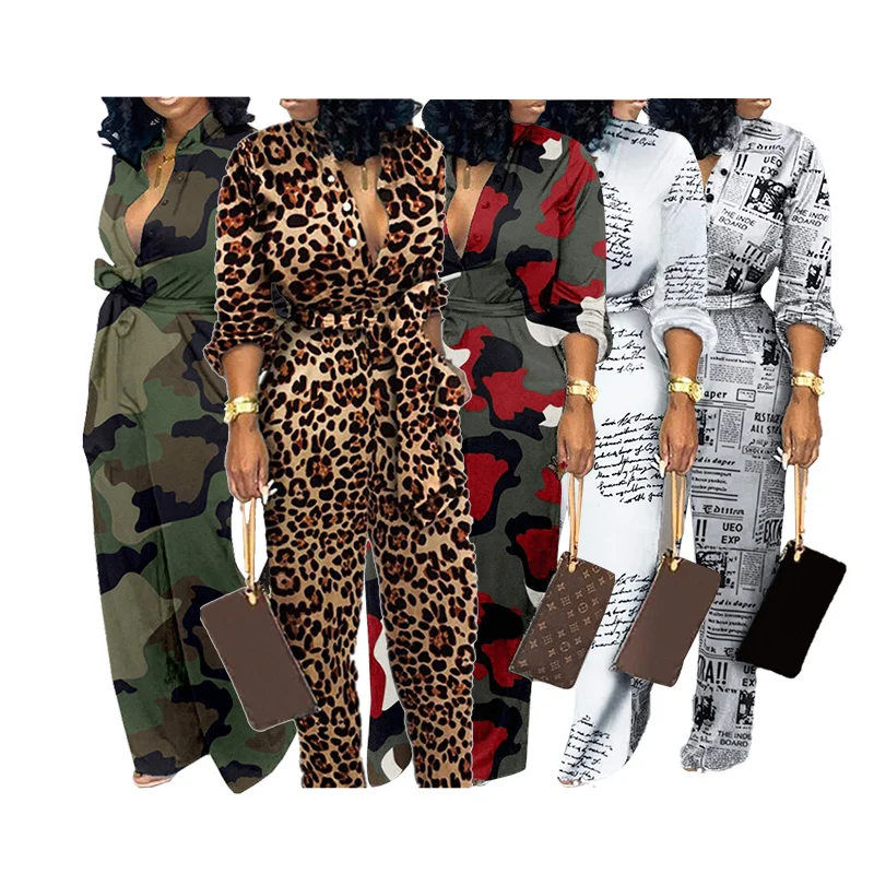 

MT236-1936 Letter printed jumpsuit