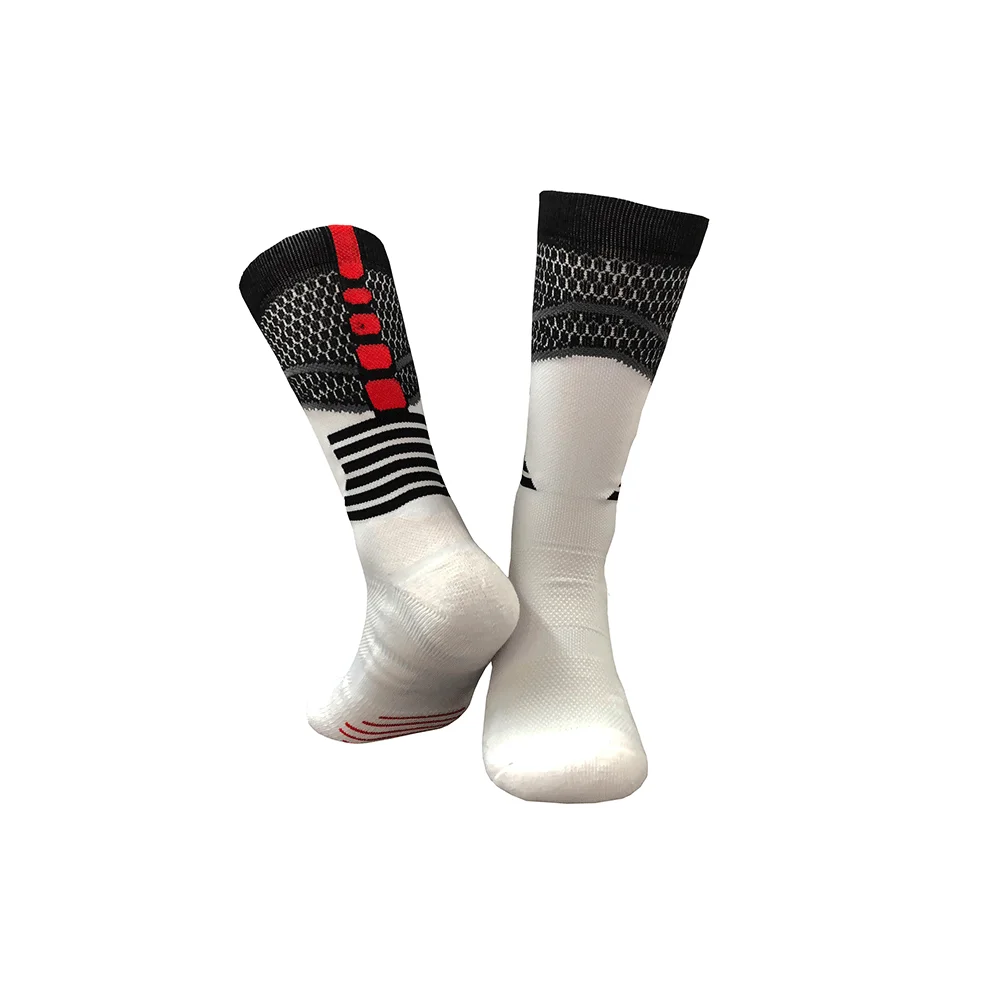 

Factory OEM Knit Custom Logo Athletic Socks and Custom Logo for custom basketball socks