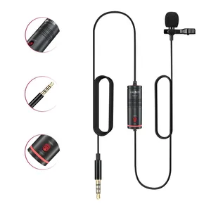 3.5mm Condenser Lavalier Microphone Smartphone Interviews