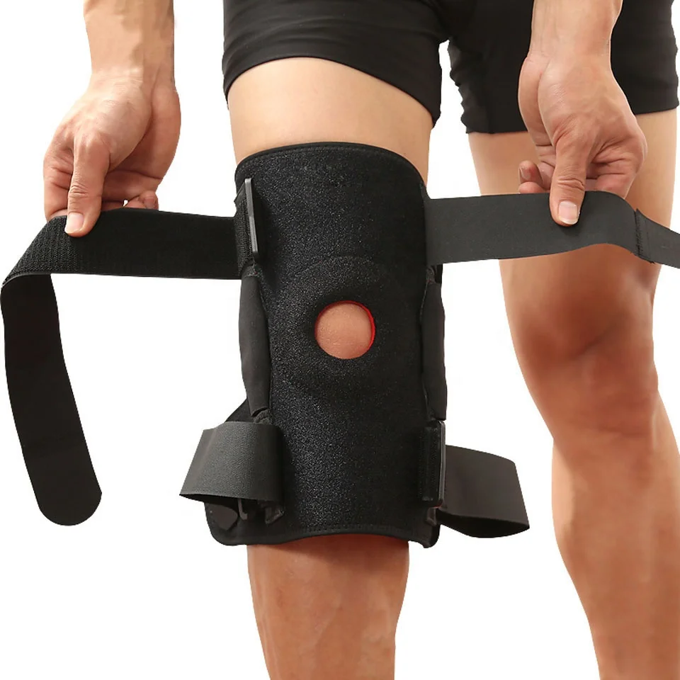 Hinged Neoprene Knee Support Brace Rodillera Elastic Buy Knee Support