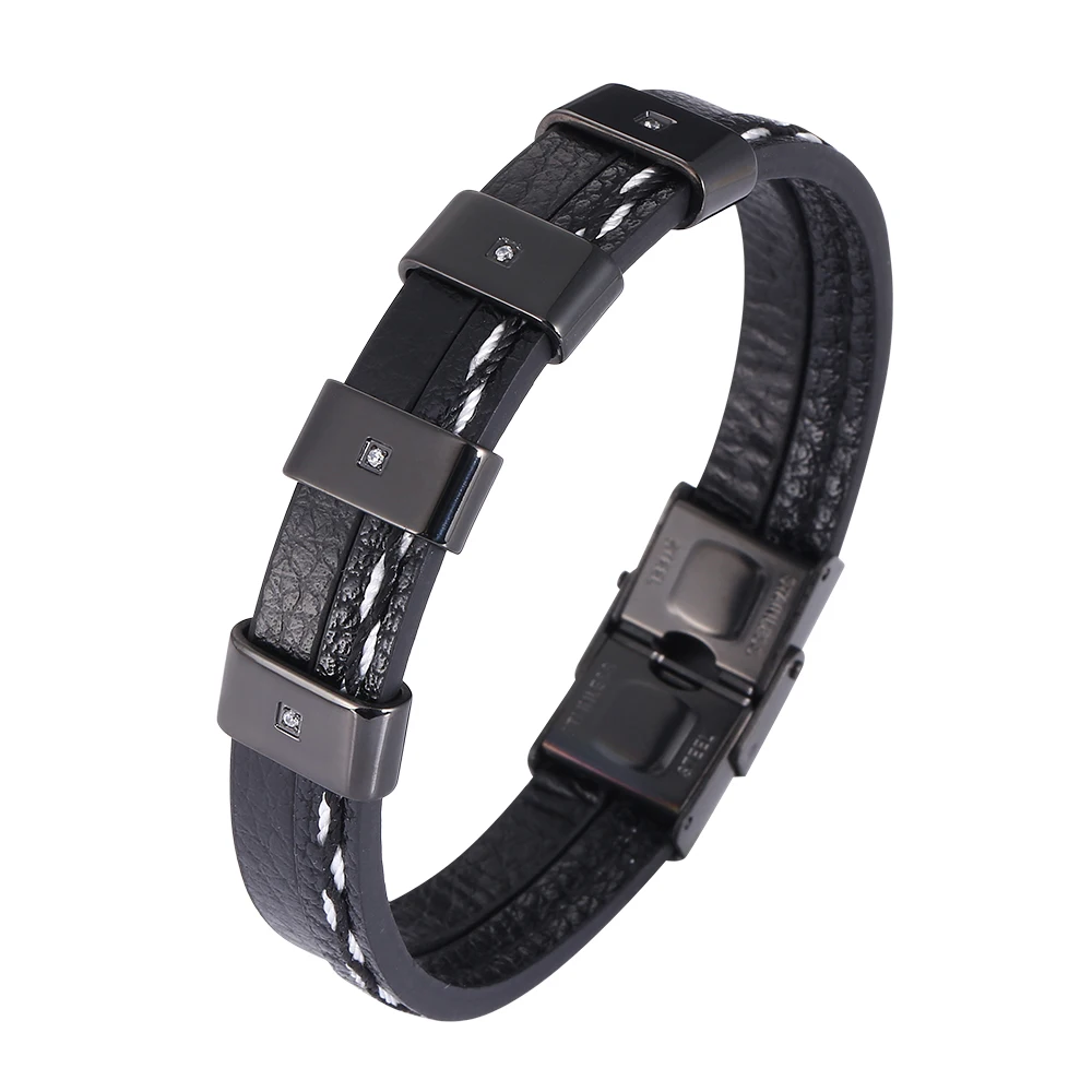 New Trendy Bracelets Men Stain