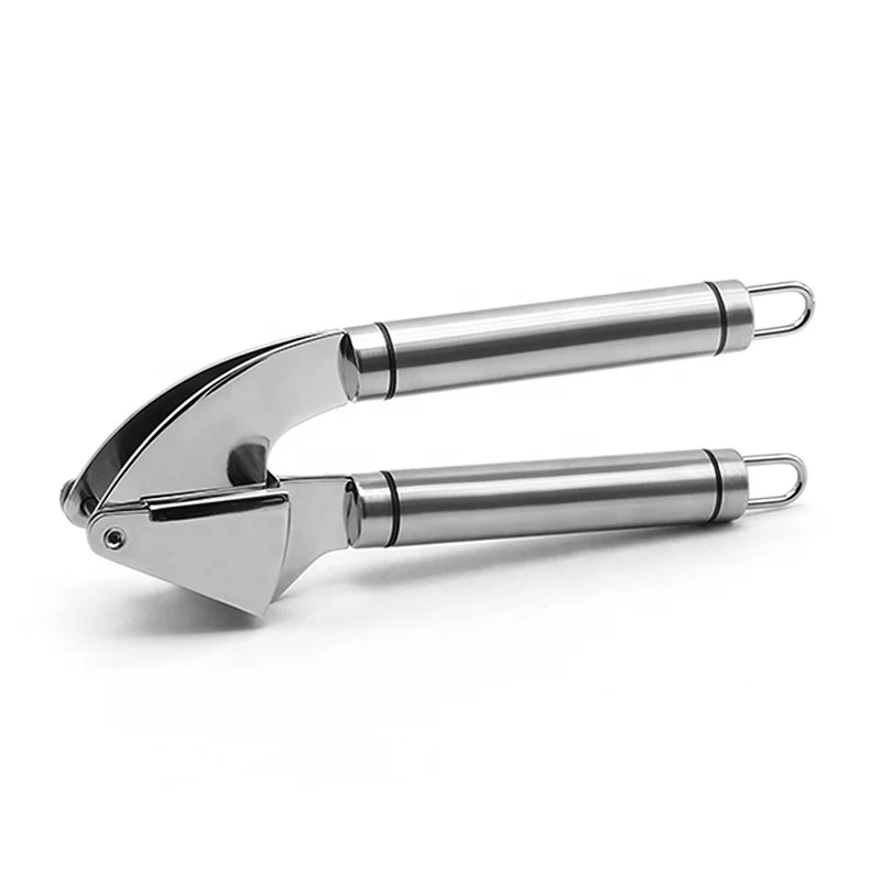 

Professional Heavy Duty Stainless Steel Garlic Presser Mincer Squeezer, As photo