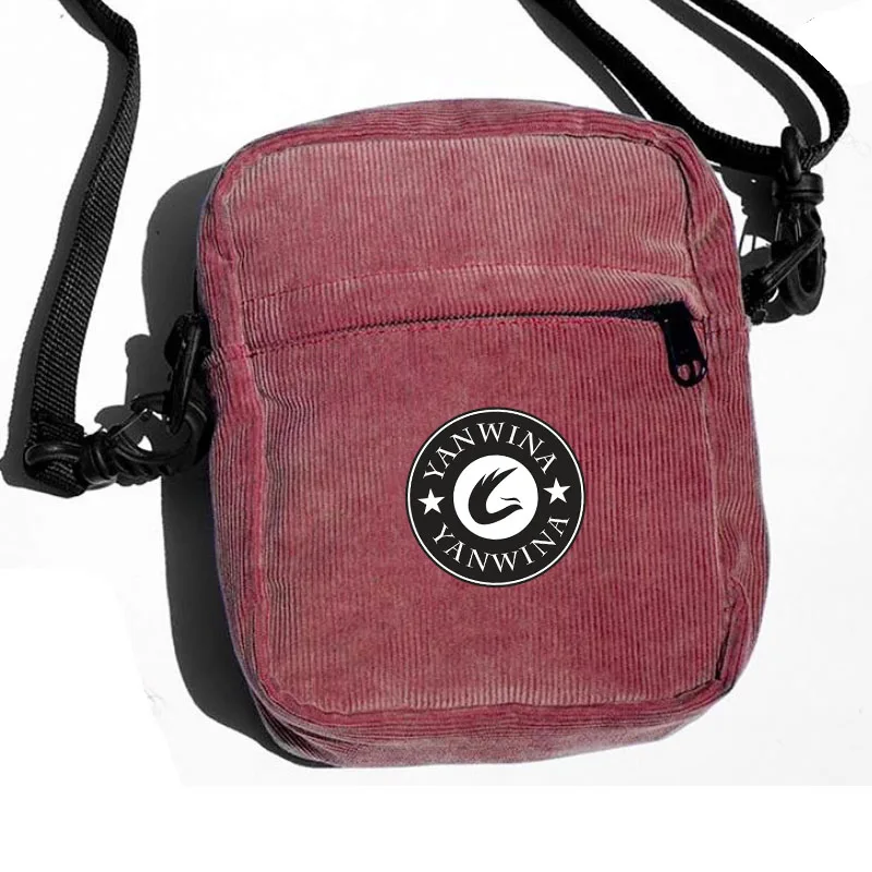 low moq custom own logo side bag high quality unisex single