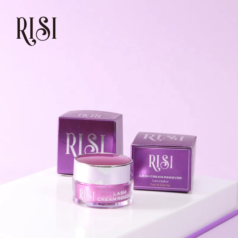 

RISI Customized Colors And Flavors Eyelash Extension Remover Fast Remove Cream Lash Remover Offer Private Label