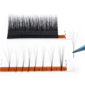 

Wholesale Private Label Extention Eyelashes Individual flat Eye Lashes Extension
