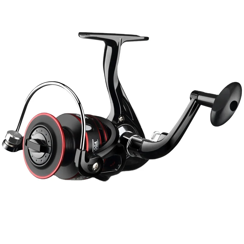 

Hot selling metal long distant 12BB powerful Fishing Reel 5.2:1 Gear 1000-7000 Spinning Reel