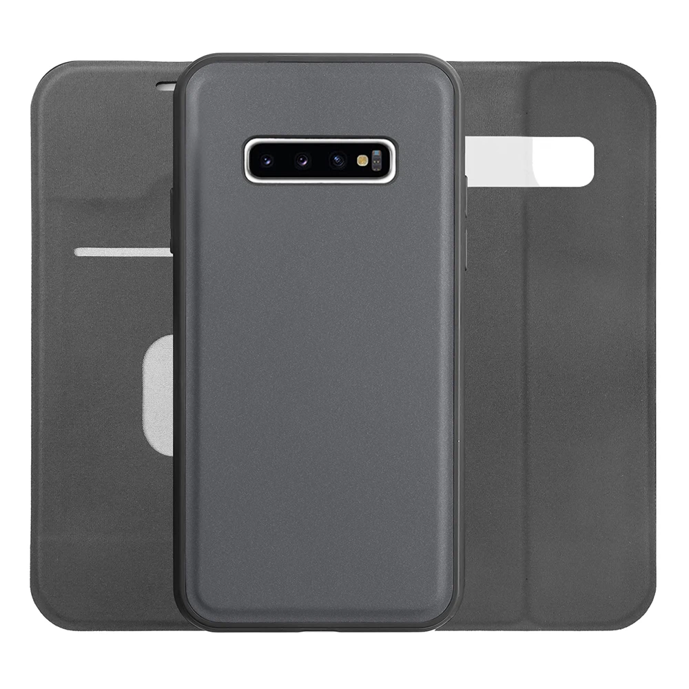 

For Samsung S10 Plus S10e S10 Detachable PU Shockproof Armor Mobile Phone Case, Black;etc